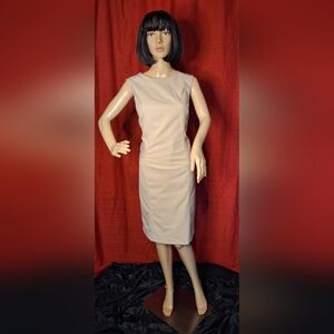 JONES NEW YORK COLLECTION STRETCH/ SIZE 8 / TAN MIDI DRESS